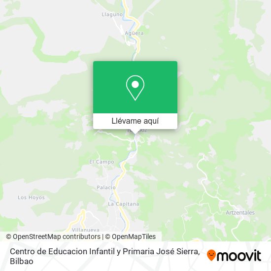 Mapa Centro de Educacion Infantil y Primaria José Sierra