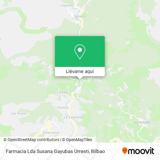 Mapa Farmacia Lda Susana Gayubas Urresti