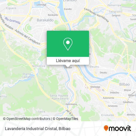 Mapa Lavandería Industrial Cristal