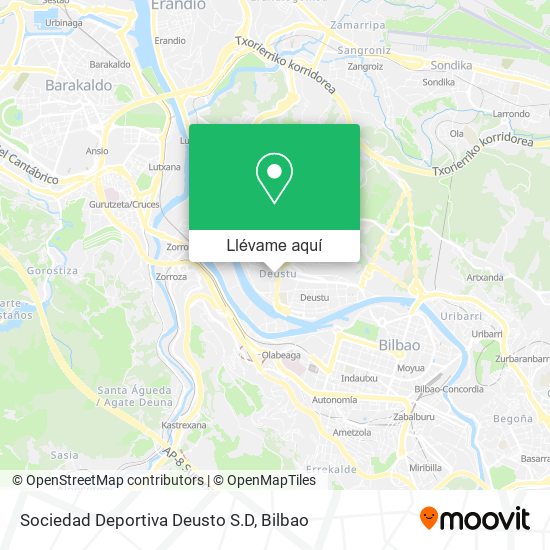 Mapa Sociedad Deportiva Deusto S.D