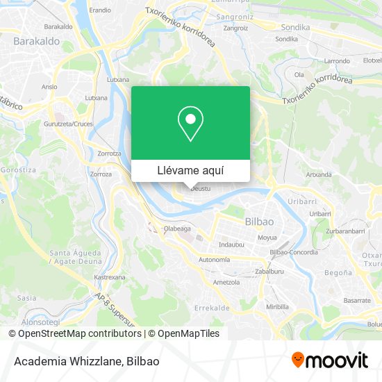 Mapa Academia Whizzlane