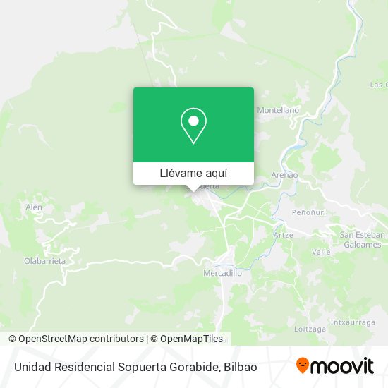 Mapa Unidad Residencial Sopuerta Gorabide