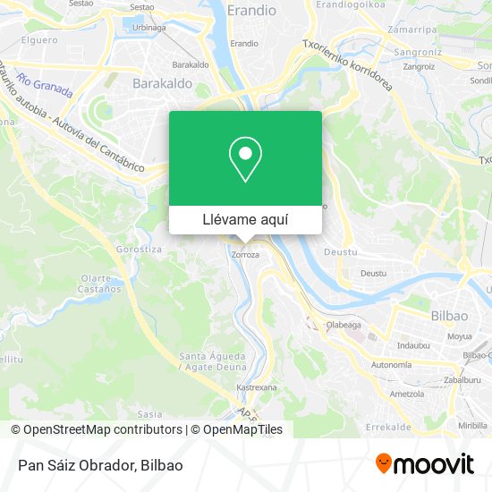 Mapa Pan Sáiz Obrador