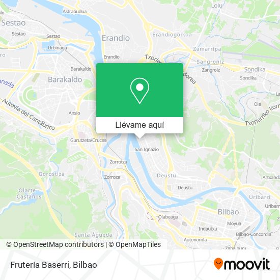 Mapa Frutería Baserri