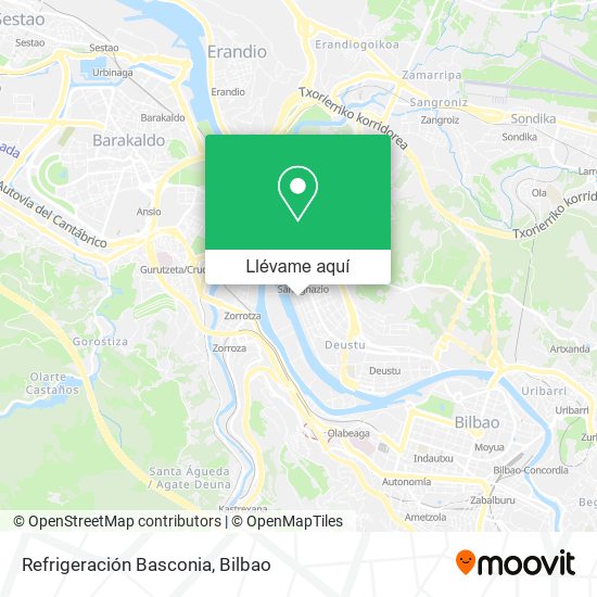 Mapa Refrigeración Basconia