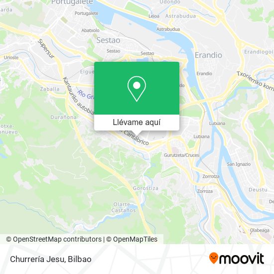 Mapa Churrería Jesu