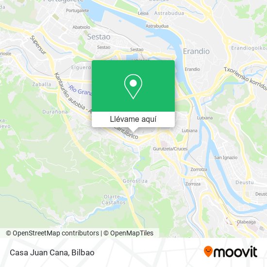Mapa Casa Juan Cana