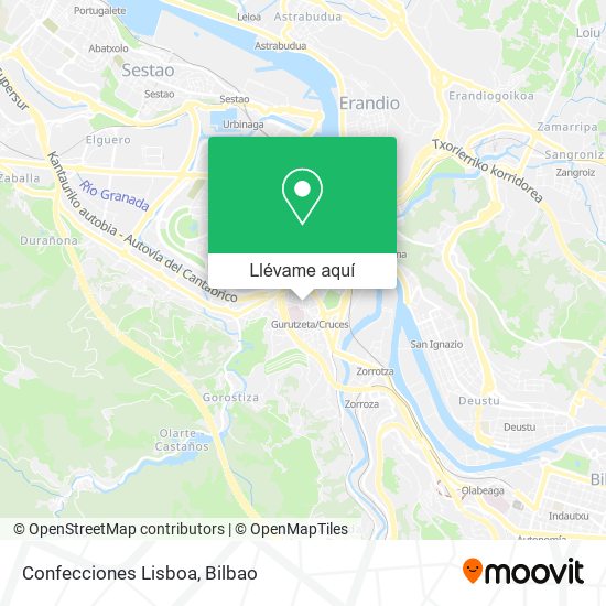 Mapa Confecciones Lisboa