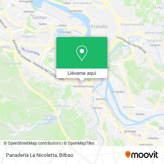 Mapa Panadería La Nicoletta