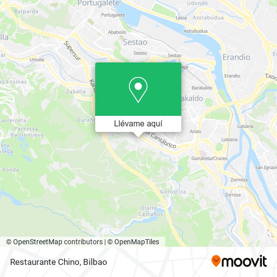 Mapa Restaurante Chino