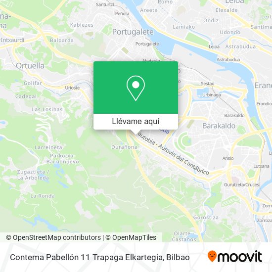 Mapa Contema Pabellón 11 Trapaga Elkartegia