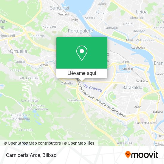 Mapa Carnicería Arce