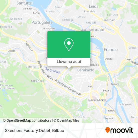 Mapa Skechers Factory Outlet