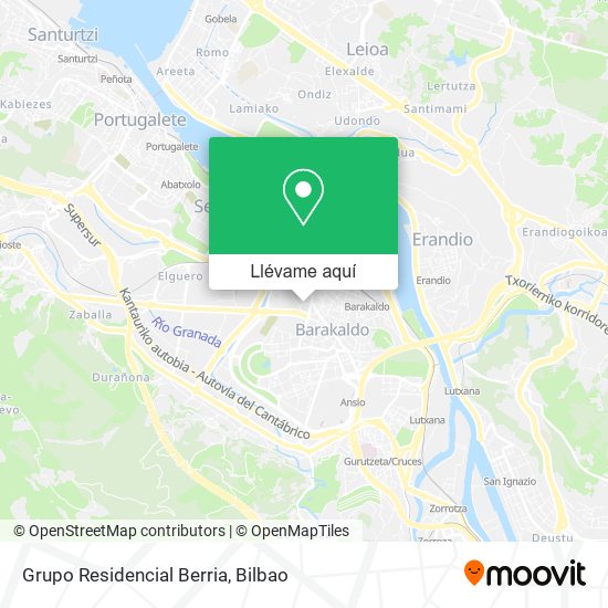 Mapa Grupo Residencial Berria