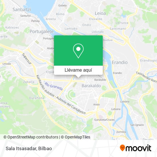 Mapa Sala Itsasadar