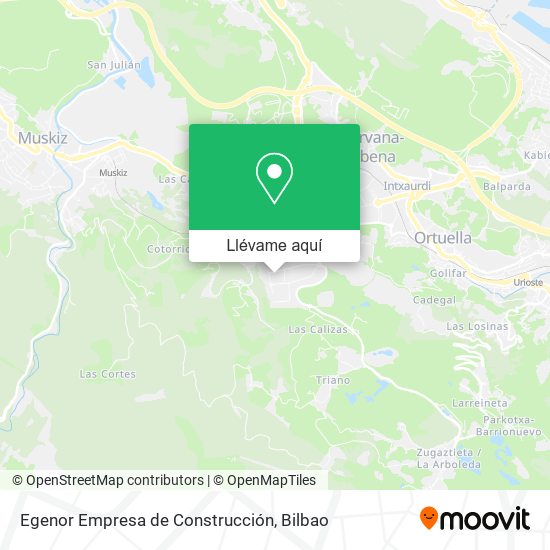 Mapa Egenor Empresa de Construcción