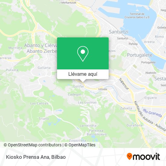 Mapa Kiosko Prensa Ana