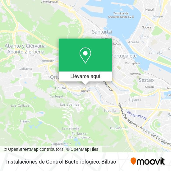 Mapa Instalaciones de Control Bacteriológico