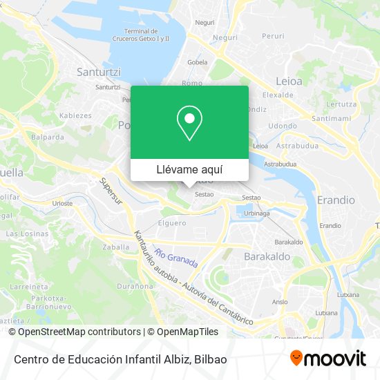 Mapa Centro de Educación Infantil Albiz