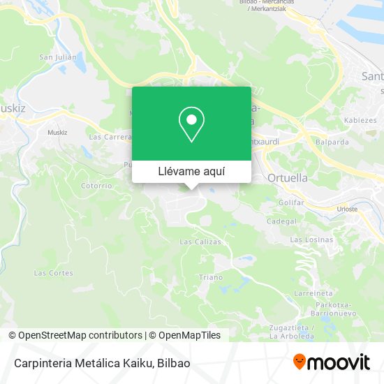Mapa Carpinteria Metálica Kaiku