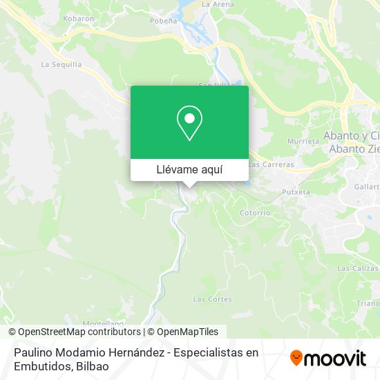 Mapa Paulino Modamio Hernández - Especialistas en Embutidos