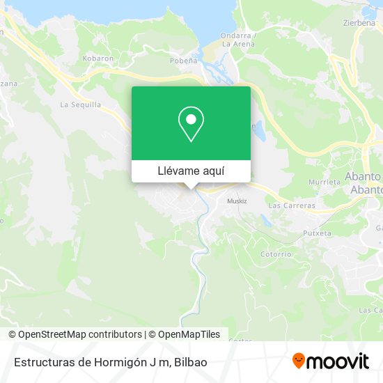 Mapa Estructuras de Hormigón J m