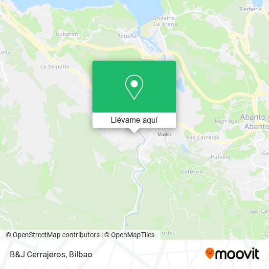Mapa B&J Cerrajeros