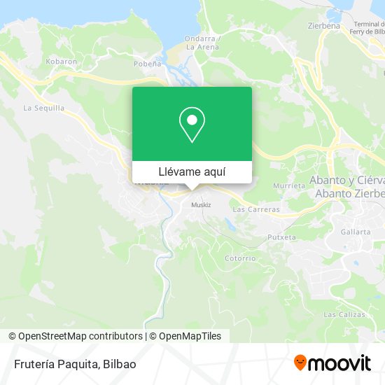 Mapa Frutería Paquita