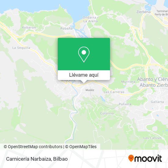 Mapa Carnicería Narbaiza