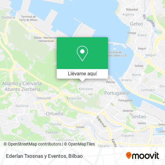 Mapa Ederlan Txosnas y Eventos