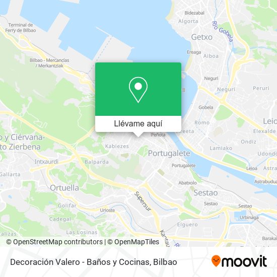 Mapa Decoración Valero - Baños y Cocinas