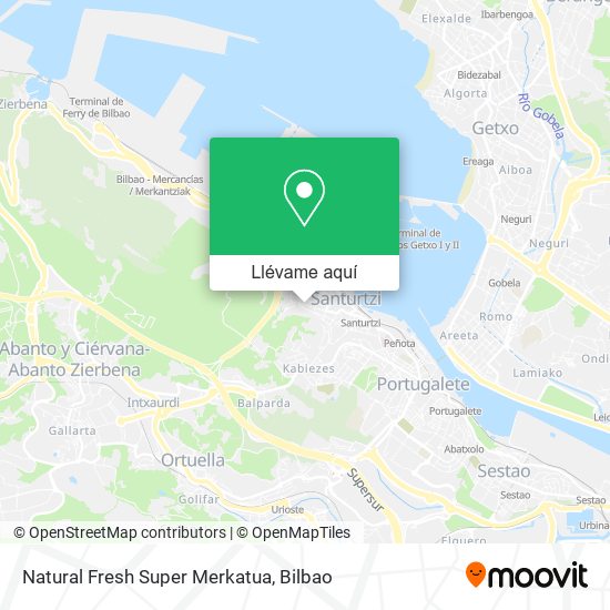 Mapa Natural Fresh Super Merkatua