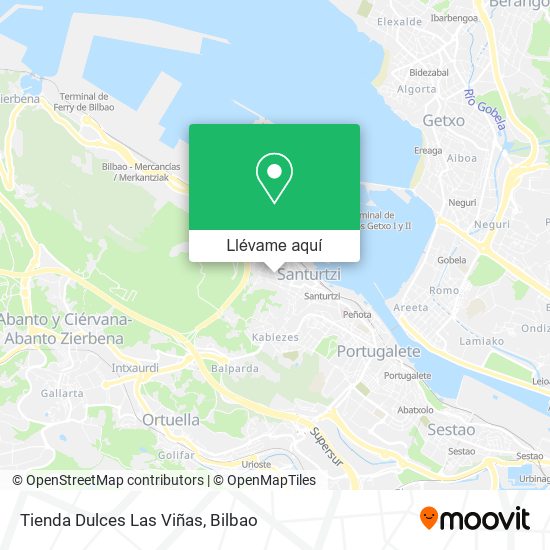 Mapa Tienda Dulces Las Viñas