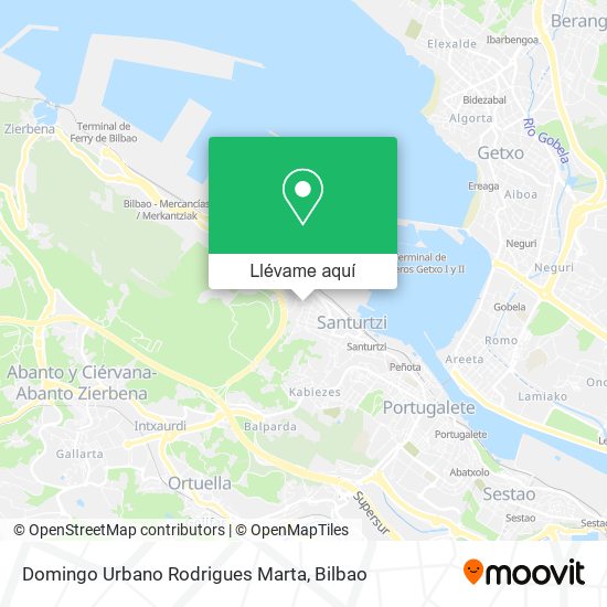 Mapa Domingo Urbano Rodrigues Marta