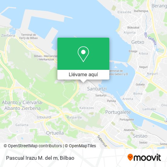 Mapa Pascual Irazu M. del m