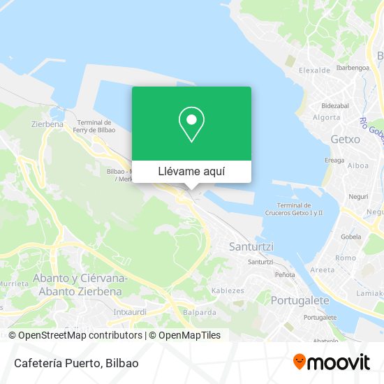 Mapa Cafetería Puerto