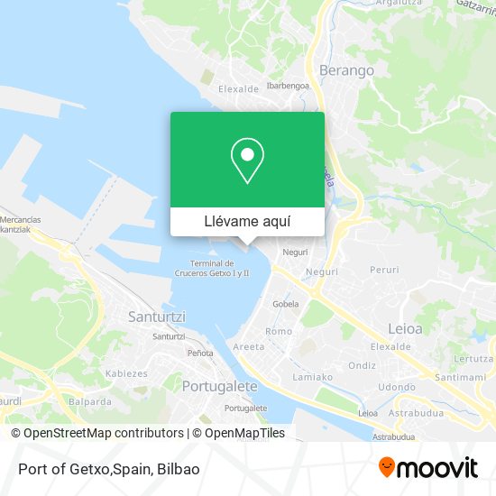Mapa Port of Getxo,Spain