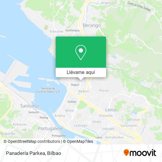 Mapa Panadería Parkea