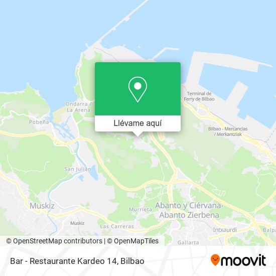 Mapa Bar - Restaurante Kardeo 14