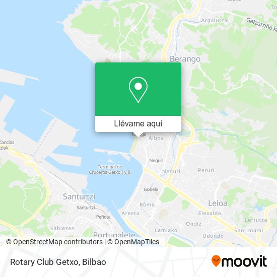 Mapa Rotary Club Getxo