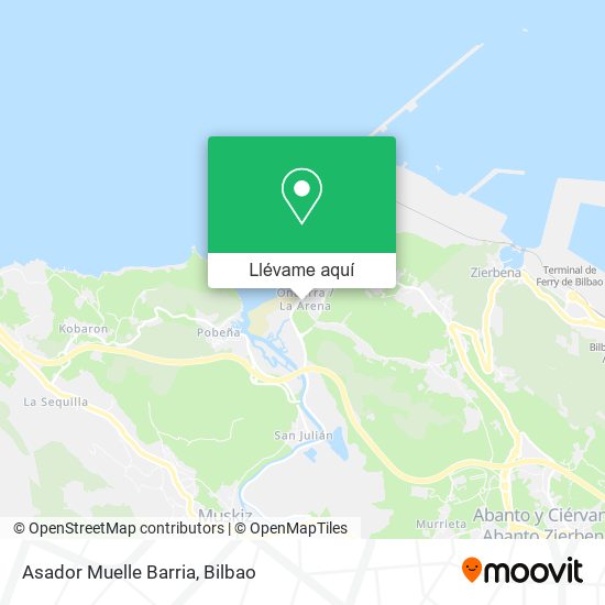 Mapa Asador Muelle Barria