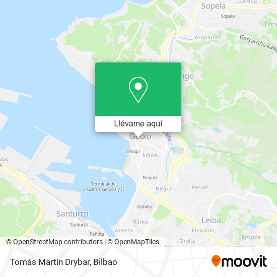 Mapa Tomás Martín Drybar
