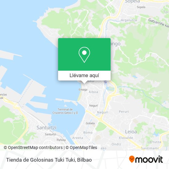 Mapa Tienda de Golosinas Tuki Tuki