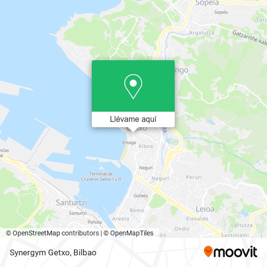 Mapa Synergym Getxo