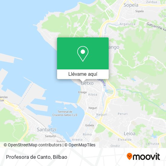 Mapa Profesora de Canto