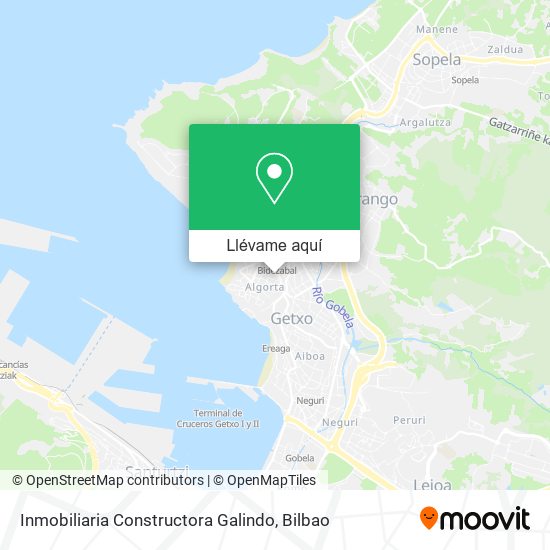 Mapa Inmobiliaria Constructora Galindo