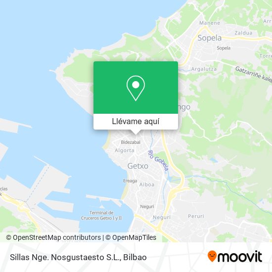 Mapa Sillas Nge. Nosgustaesto S.L.