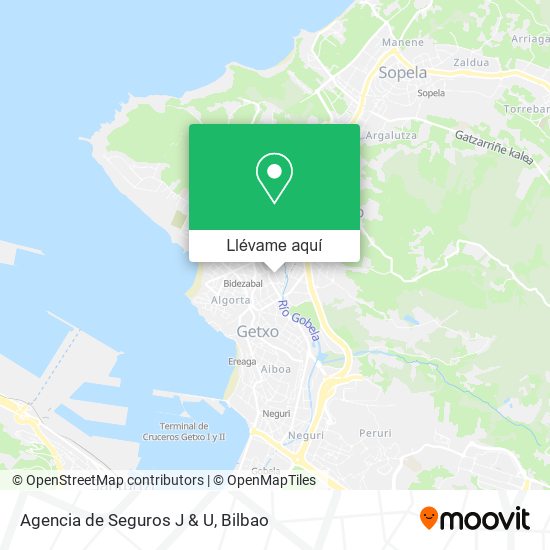 Mapa Agencia de Seguros J & U
