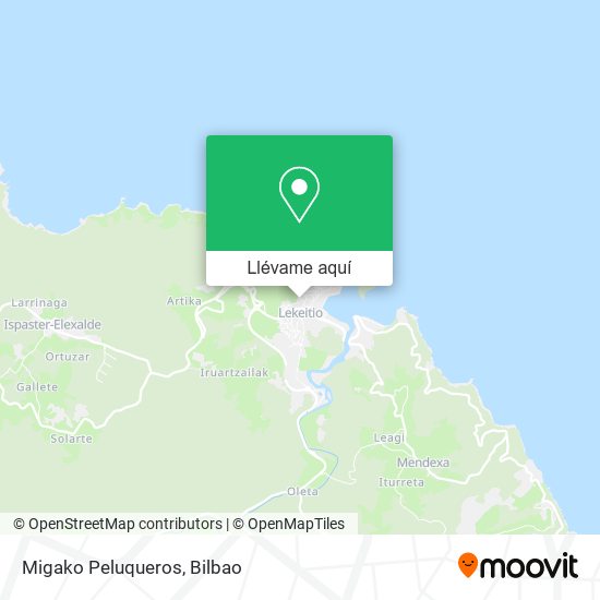 Mapa Migako Peluqueros