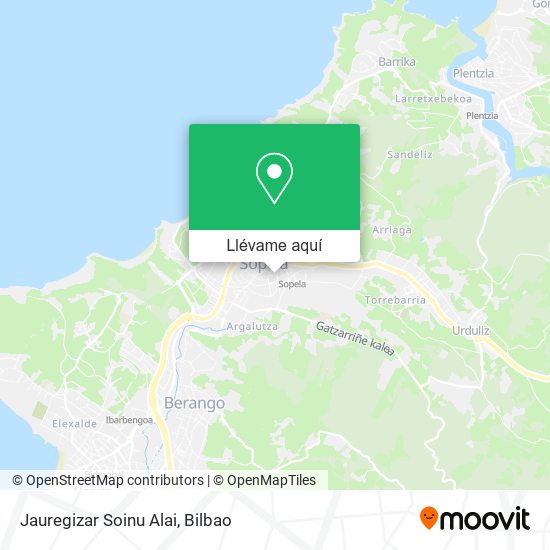 Mapa Jauregizar Soinu Alai